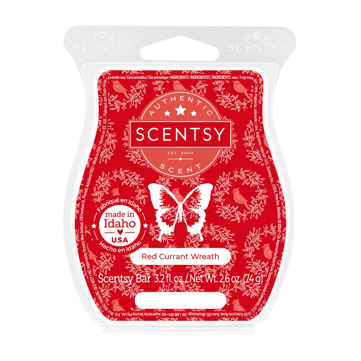 Red Currant Wreath Scentsy Bar